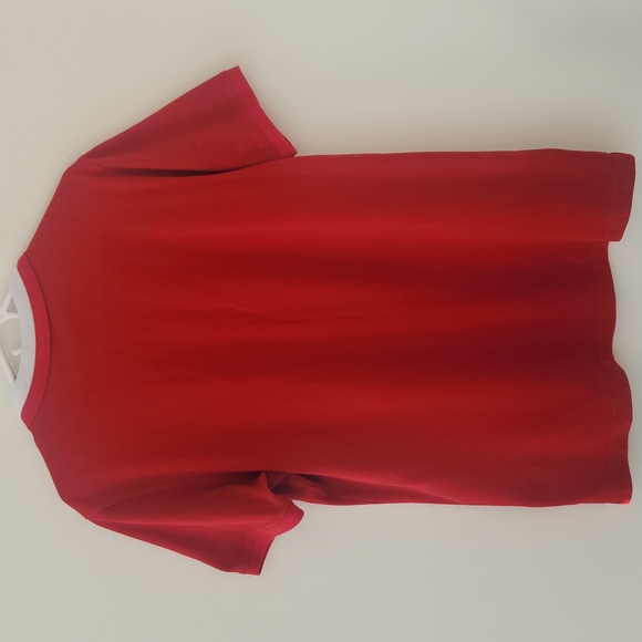 Philipp Plein Short  Sleeve Polo Shirt Sz Xl Red Skull Embroidered Logo Gothic - Picture 2 of 8